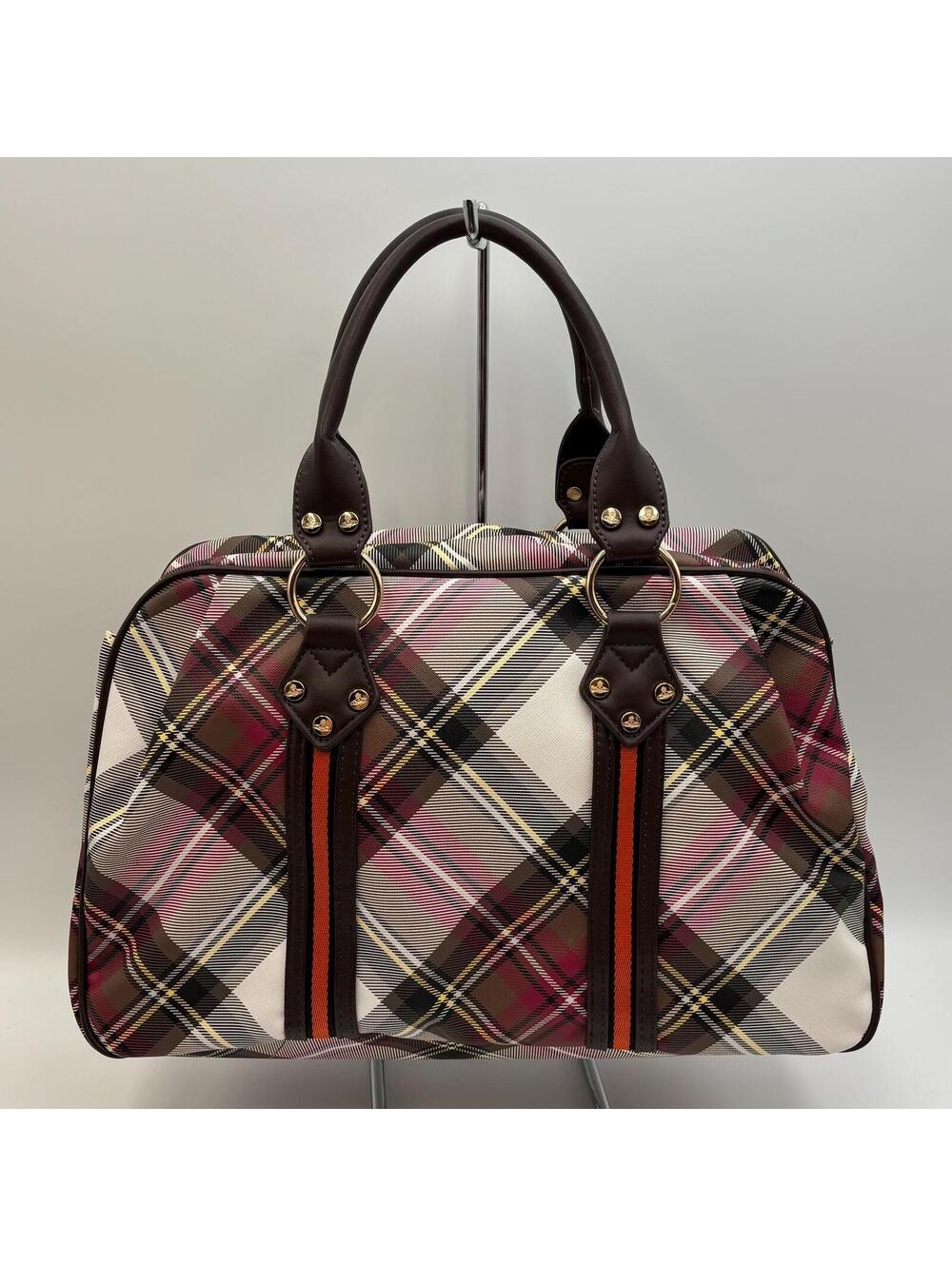 Vivienne Westwood Derby Tartan Bowler Bag - Picture 3 of 11